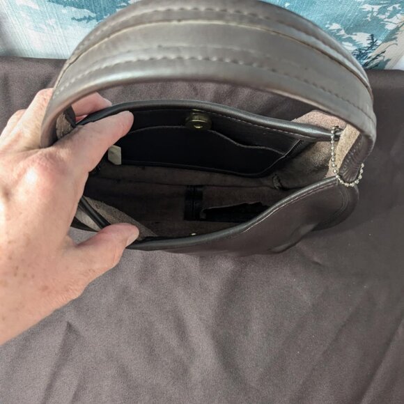 Classic Brown Genuine Leather Hobo Bag – Minimalist Shoulder Purse - Picture 2 of 3